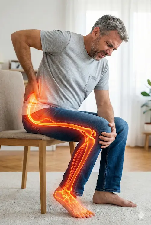 Dolor que baja por la pierna (ciática)